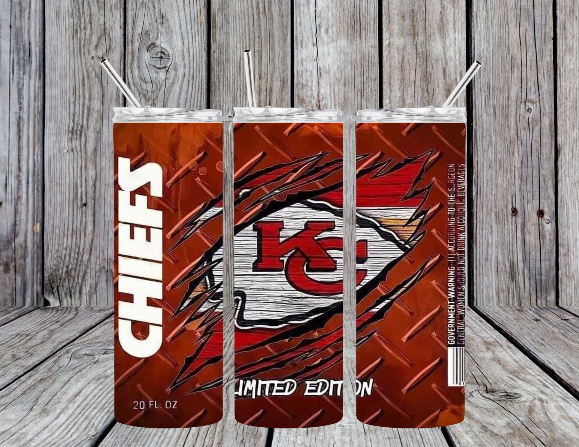 20oz SKINNY Kansas City Chiefs Tumbler – Summers Lane