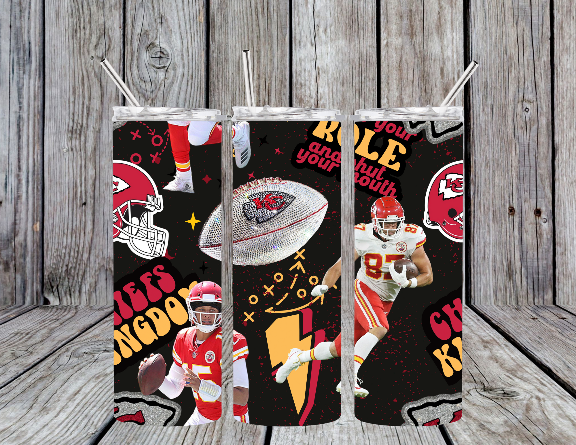 KC Chiefs Football Limited Edition 20oz Skinny Tumbler – Dogwood Graphics &  Design