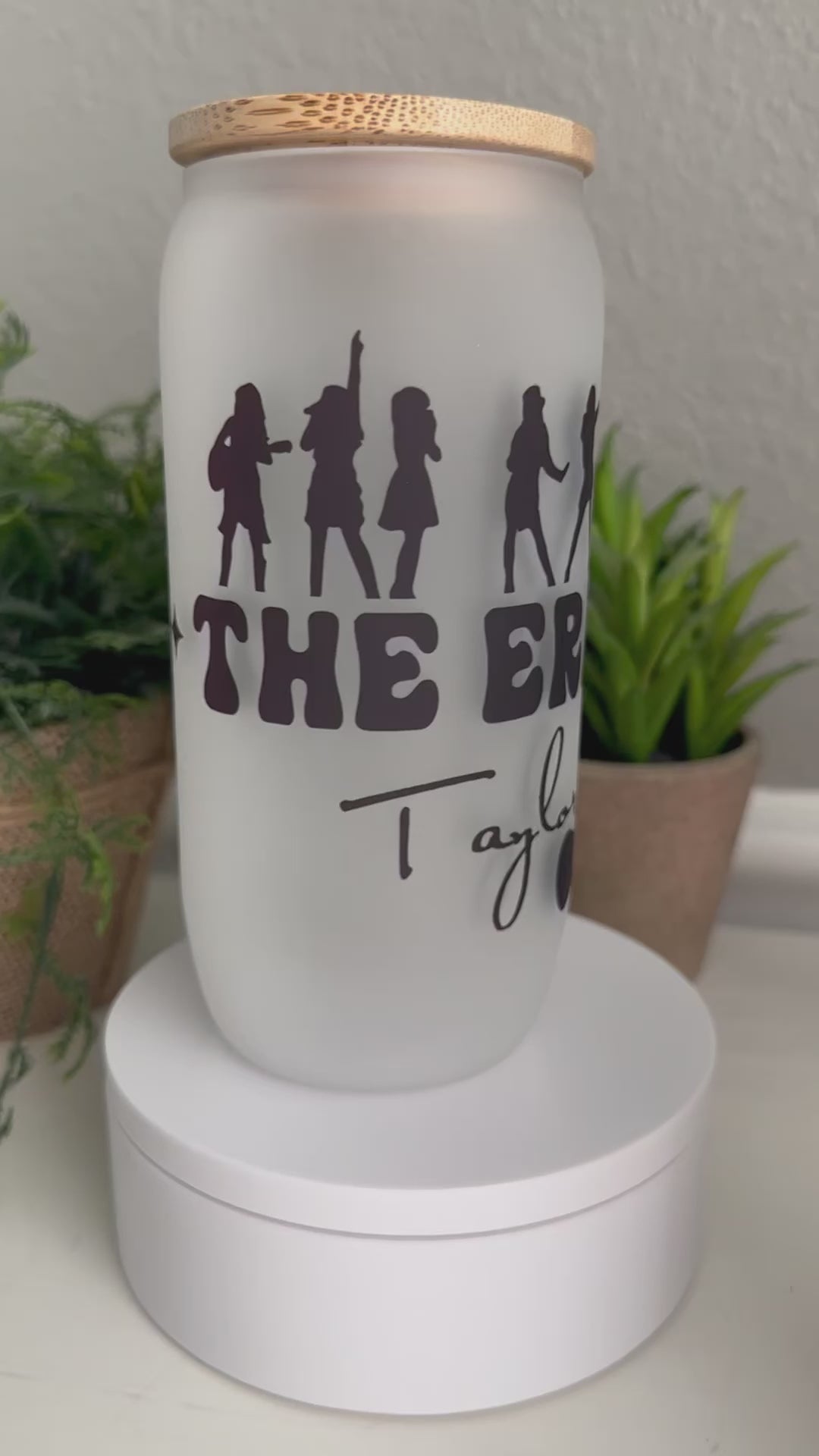 Taylor Swift Tumblers and Frosted Glass