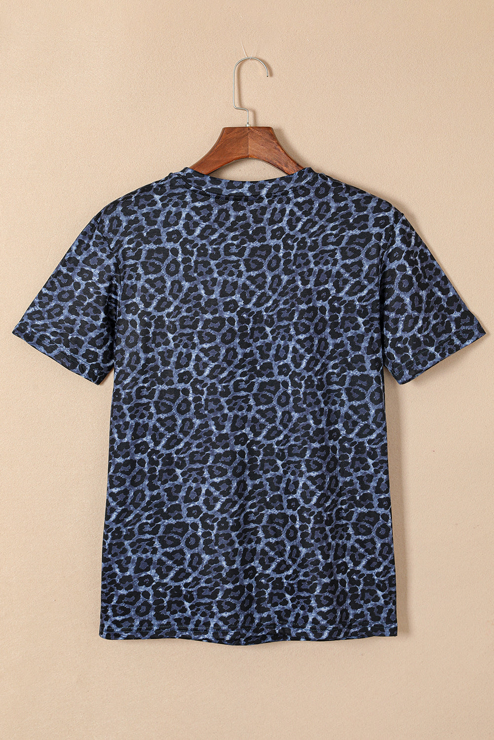 Black Leopard WILD like the WEST Letter Print Graphic Tee