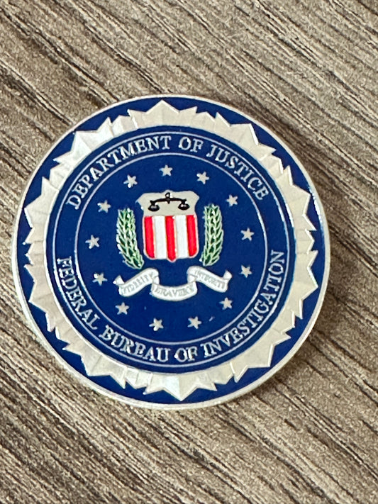 Dept of Justice FBI Challenge Collector Coin
