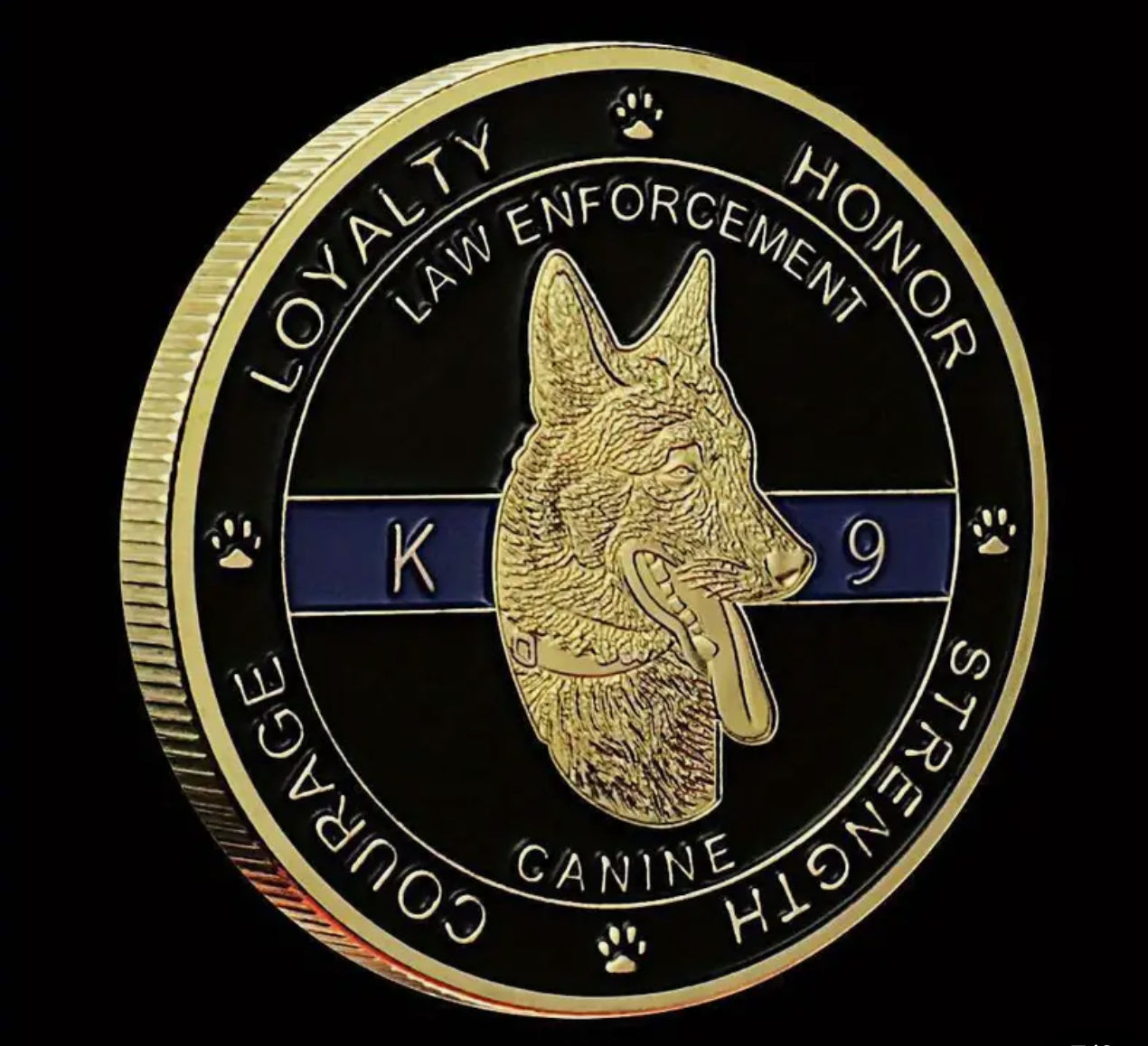 Law Enforcement K9 Challenge Collector Coin
