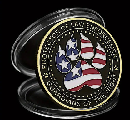 Law Enforcement K9 Challenge Collector Coin