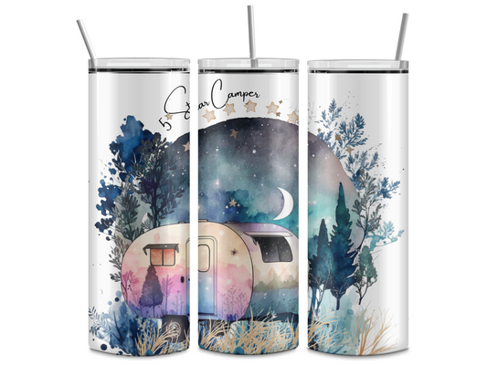 5 Star Camper - Camping 20oz Skinny Tumbler