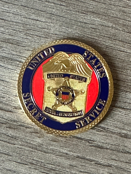 United States Secret Service Challenge Collector Coin