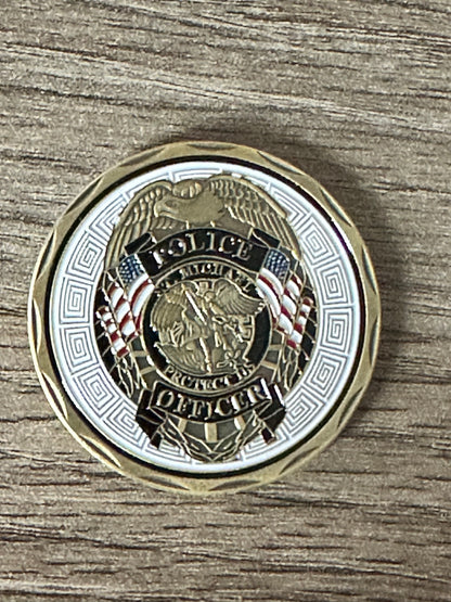 Police Officer / St. Michael Challenge Collector Coin