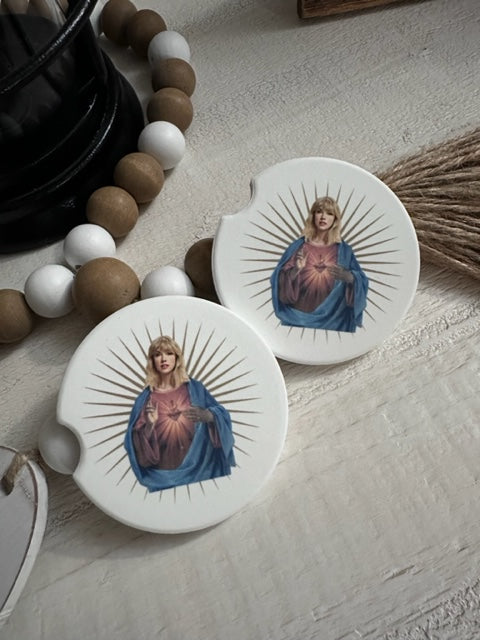 Saint Taylor Swift Car coaster Set