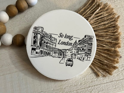 Taylor Swift TTPD So Long London Ceramic Coaster