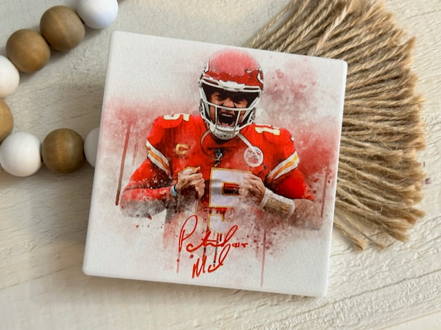 Patrick Mahomes Ceramic Coaster