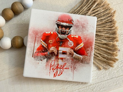 Patrick Mahomes Ceramic Coaster