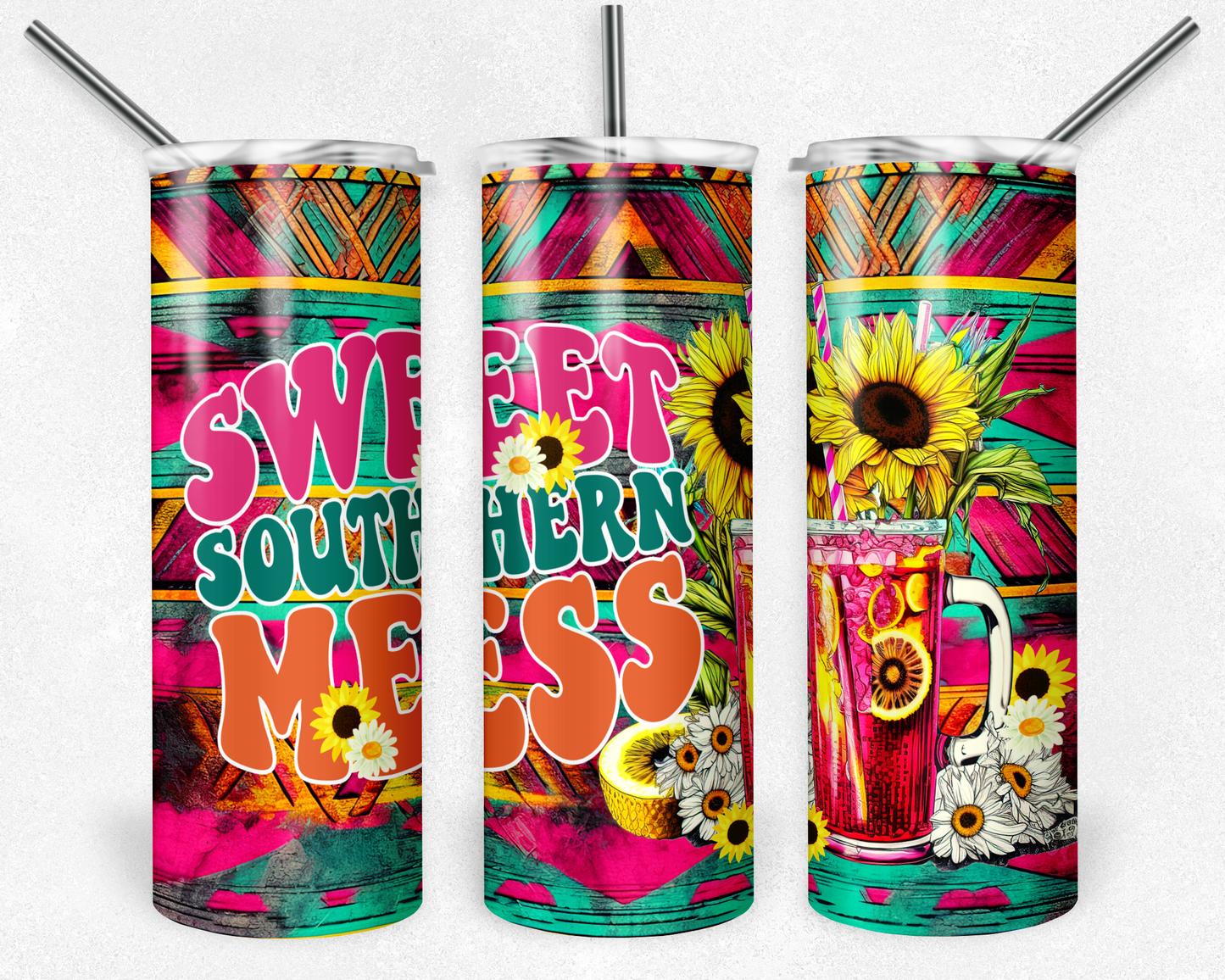 Sweet Southern Mess - Western 20oz Skinny Tumbler